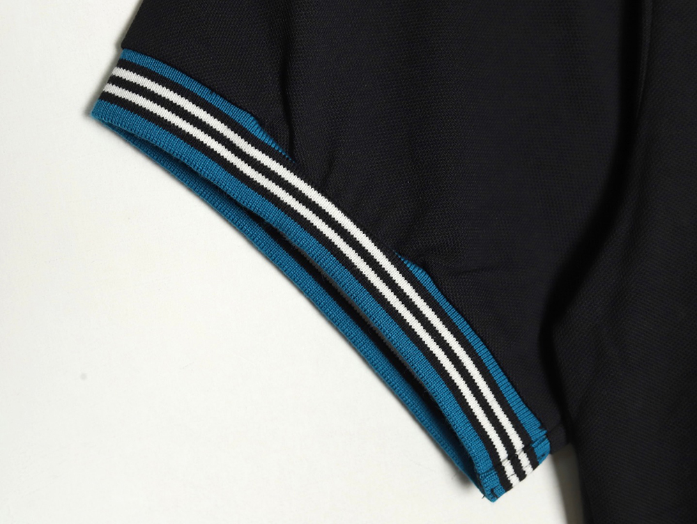B**rry striped threaded polo short sleeve tsk1