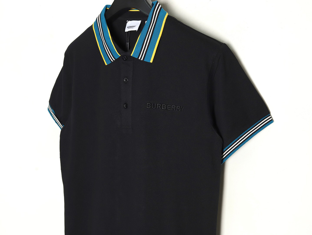 B**rry striped threaded polo short sleeve tsk1