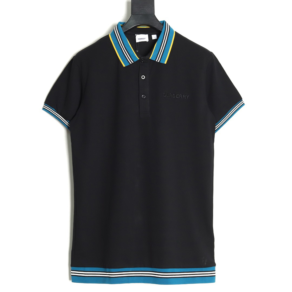 B**rry striped threaded polo short sleeve tsk1