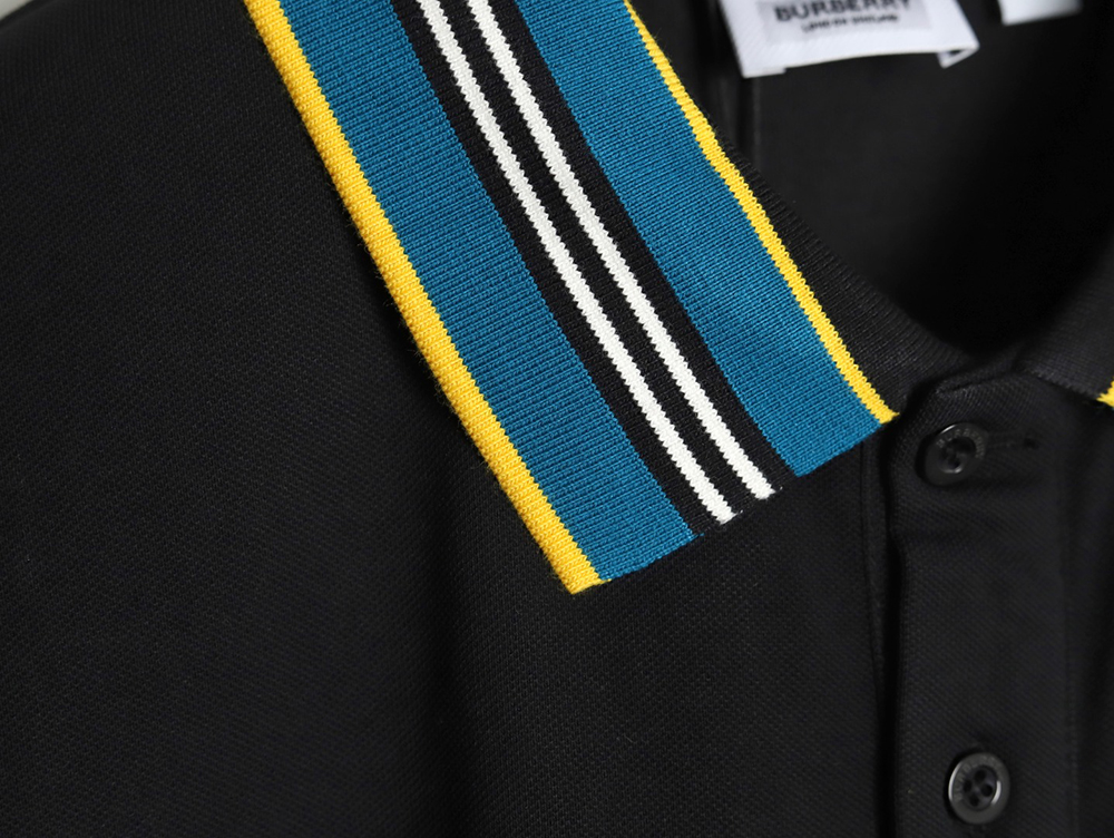 B**rry striped threaded polo short sleeve tsk1