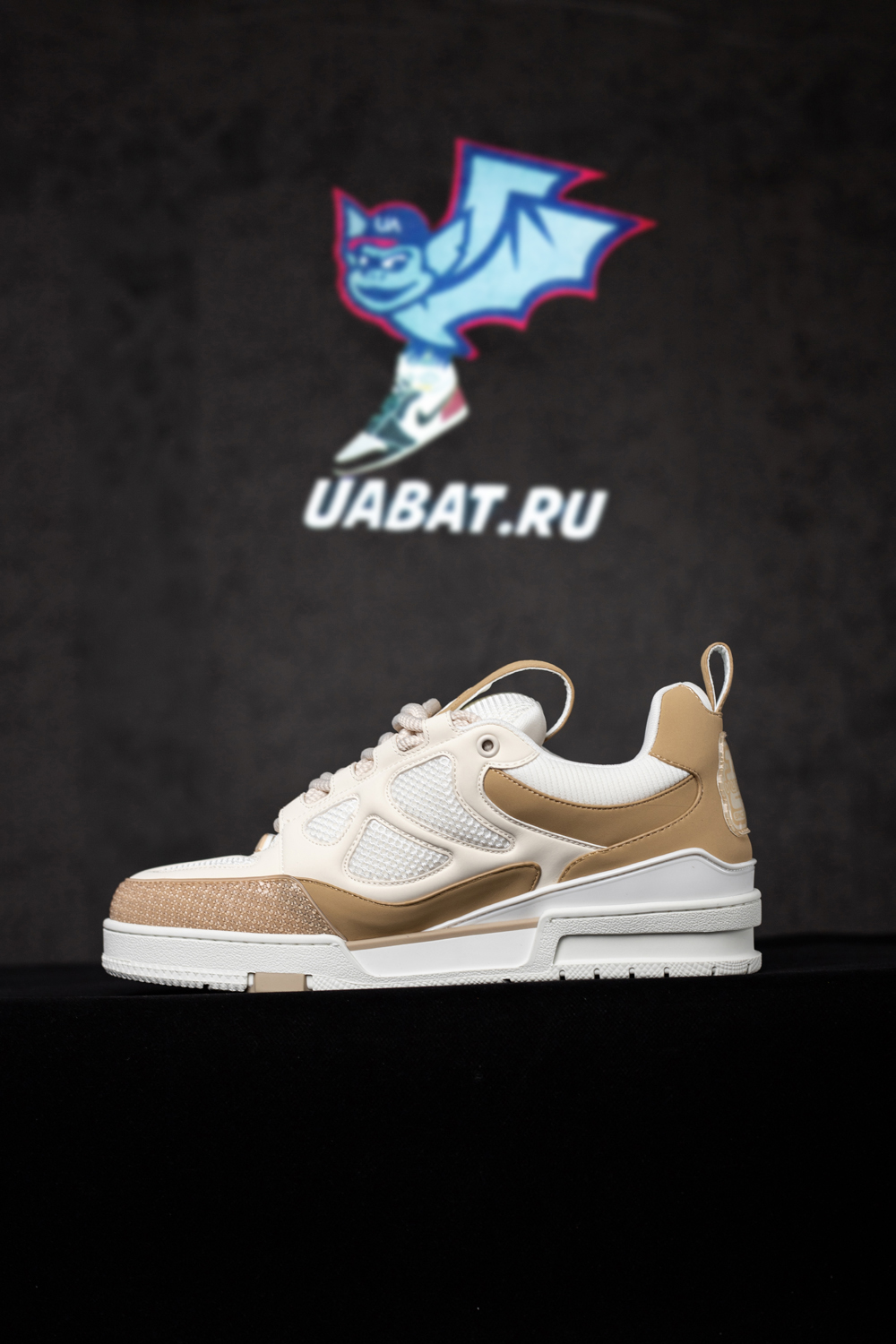 l0*is V*t0n lv skate sneaker beige white