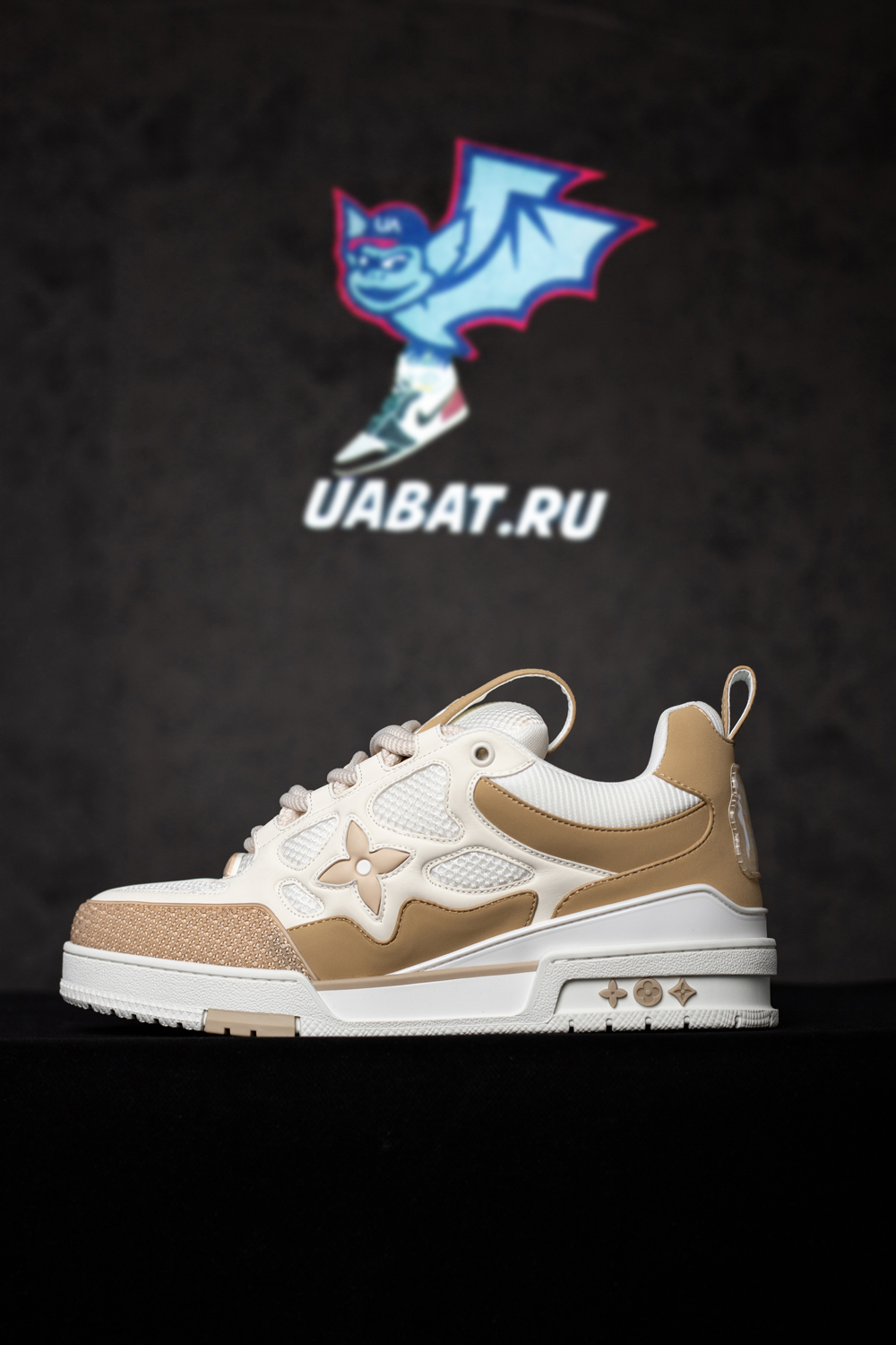 l0*is V*t0n lv skate sneaker beige white