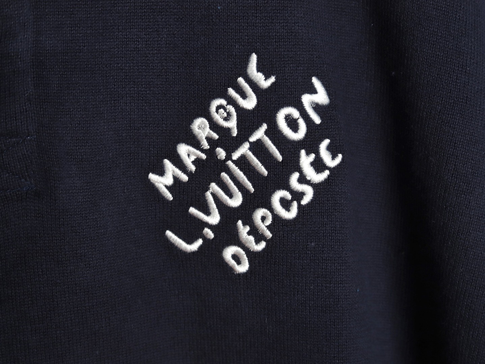 l0*is V*t0n colorblock signature polo short sleeve t-shirt