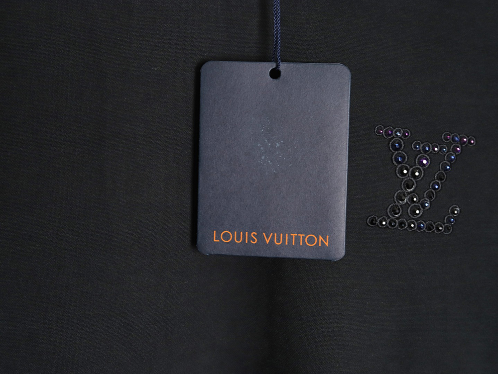 l0*is V*t0n rhinestone embellished knitted short-sleeved t-shirt