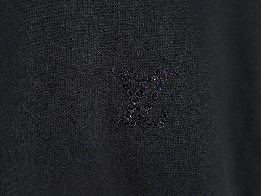 l0*is V*t0n rhinestone embellished knitted short-sleeved t-shirt