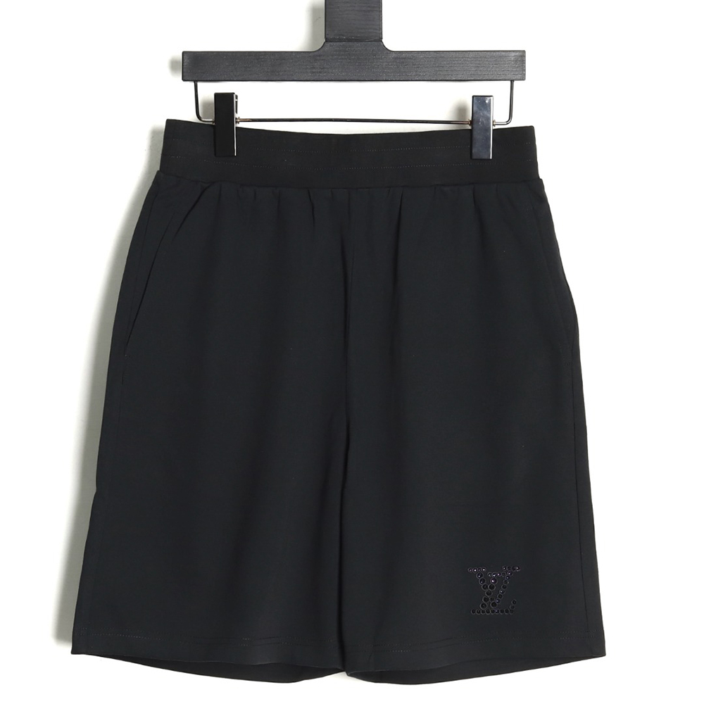 l0*is V*t0n rhinestone-embellished knitted shorts