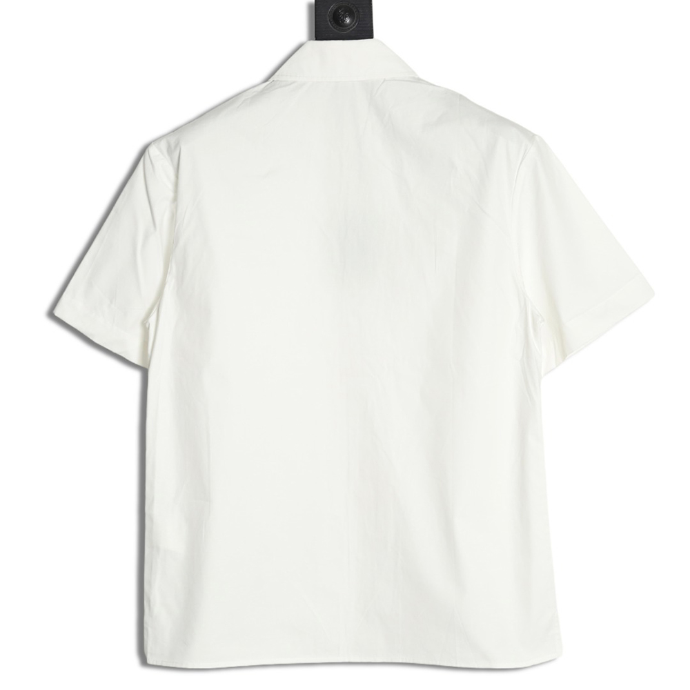 l0*is V*t0n pocket embossed short sleeve shirt