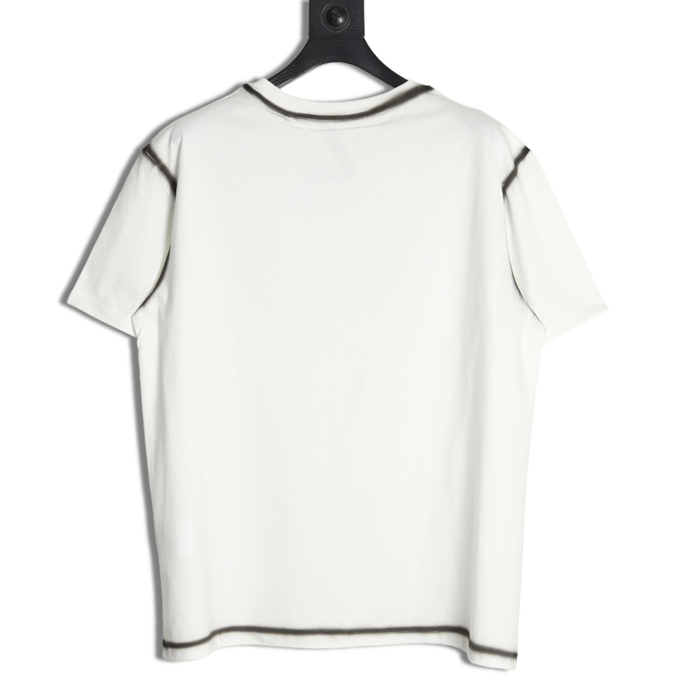 Alexander Wang Washed Lettering LOGO Short Sleeve T-Shirt