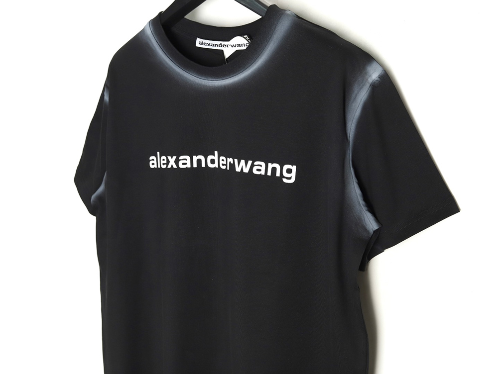Alexander Wang Washed Lettering LOGO Short Sleeve T-Shirt TSK1