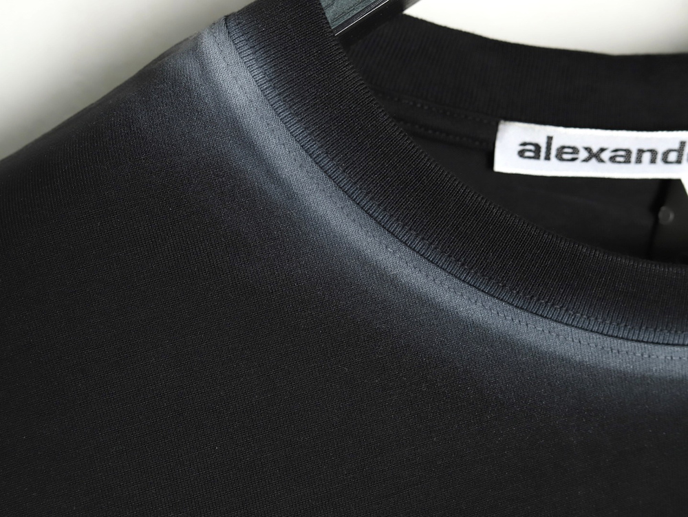 Alexander Wang Washed Lettering LOGO Short Sleeve T-Shirt TSK1