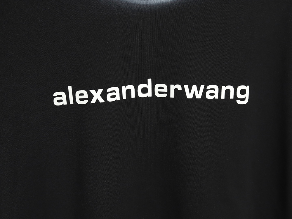 Alexander Wang Washed Lettering LOGO Short Sleeve T-Shirt TSK1