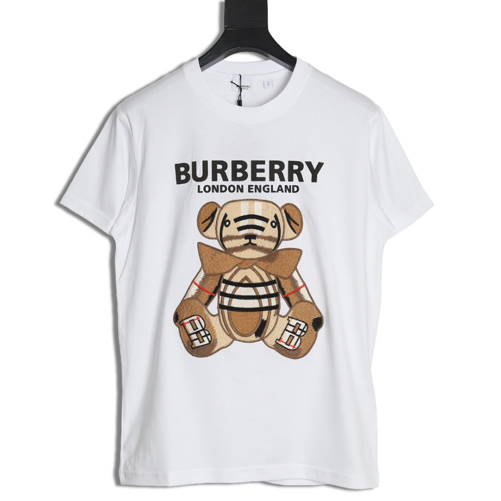 B**rry bear patch embroidered short sleeve
