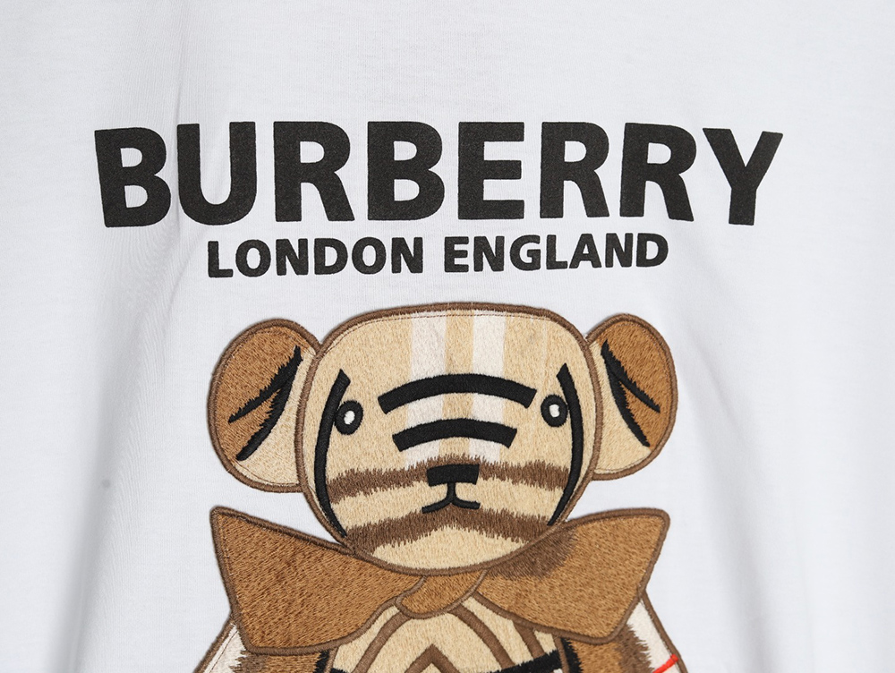 B**rry bear patch embroidered short sleeve