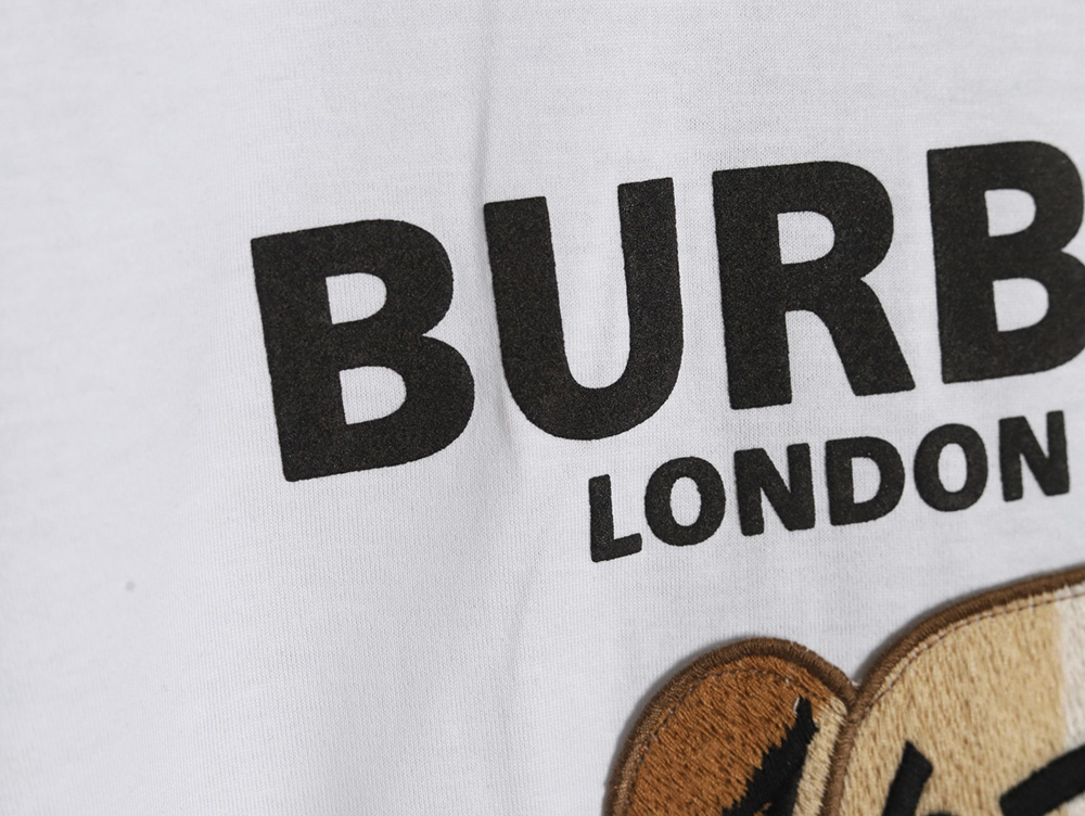 B**rry bear patch embroidered short sleeve