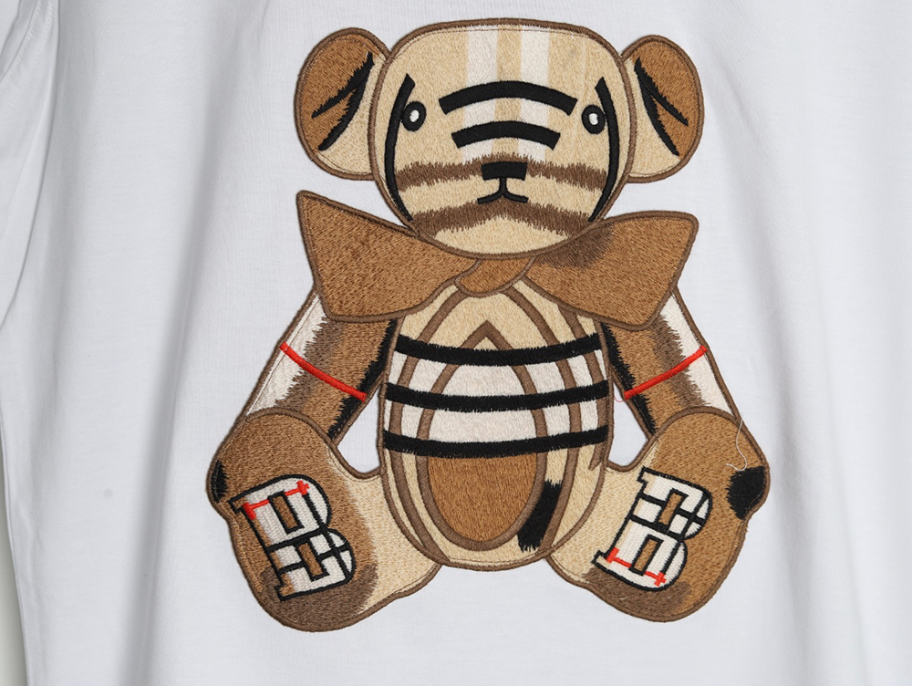 B**rry bear patch embroidered short sleeve
