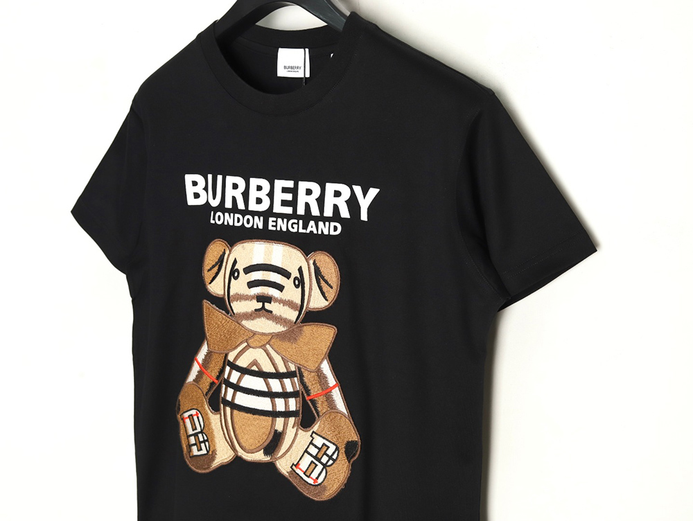 B**rry bear patch embroidered short sleeve tsk1