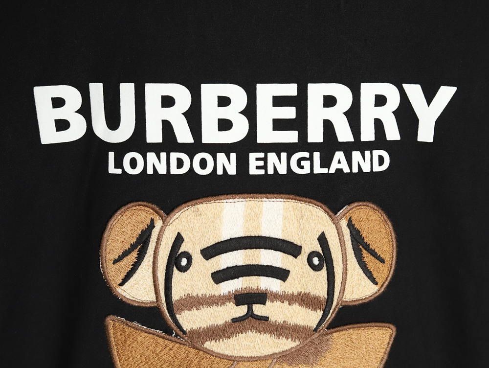 B**rry bear patch embroidered short sleeve tsk1