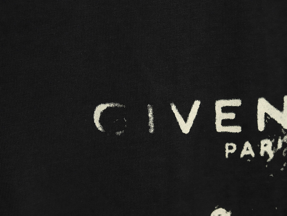 Givenchy optical illusion discharge print short sleeve