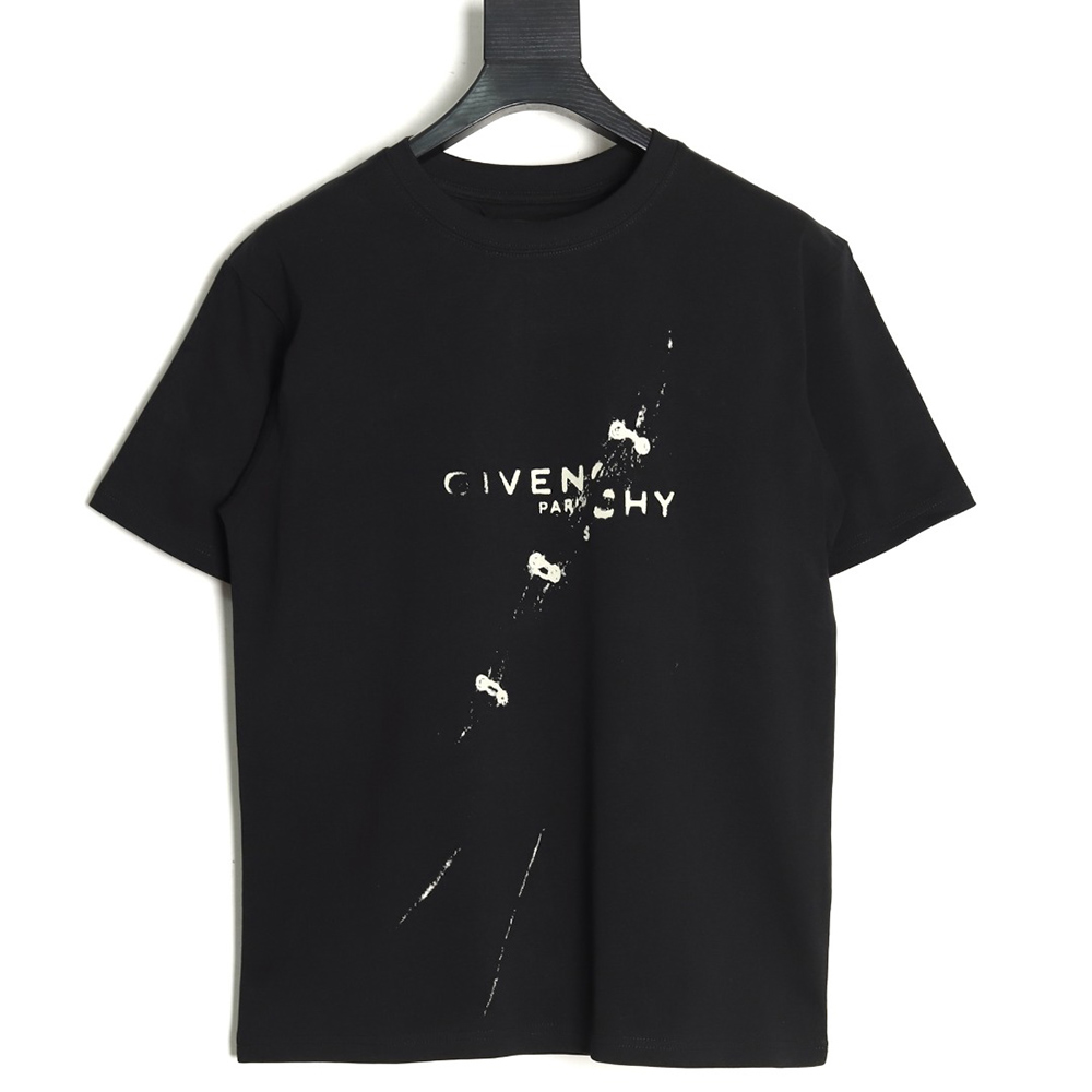 Givenchy optical illusion discharge print short sleeve