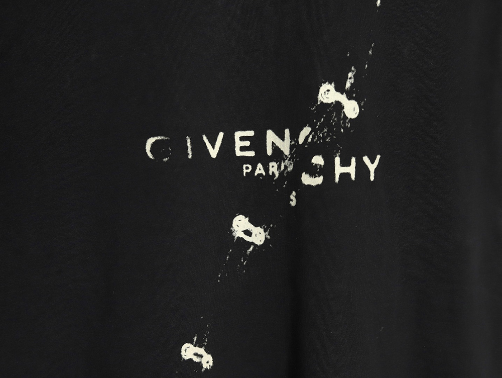 Givenchy optical illusion discharge print short sleeve