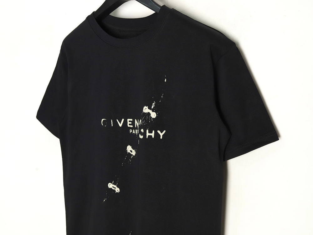 Givenchy optical illusion discharge print short sleeve