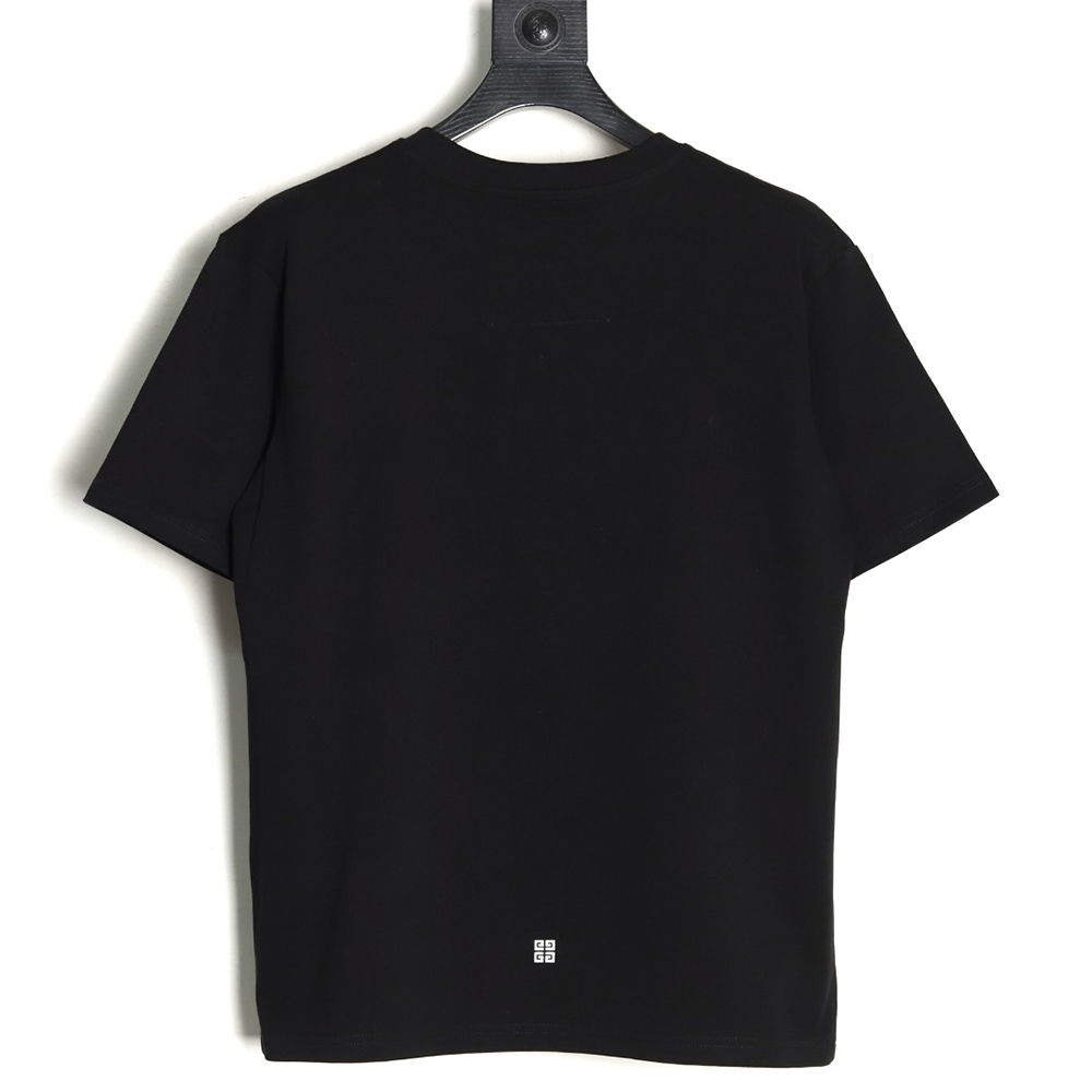 Givenchy optical illusion discharge print short sleeve