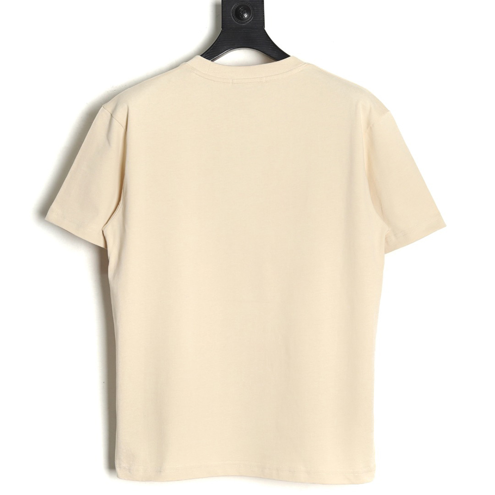 l0*is V*t0n checkerboard leather patches pocket short sleeves