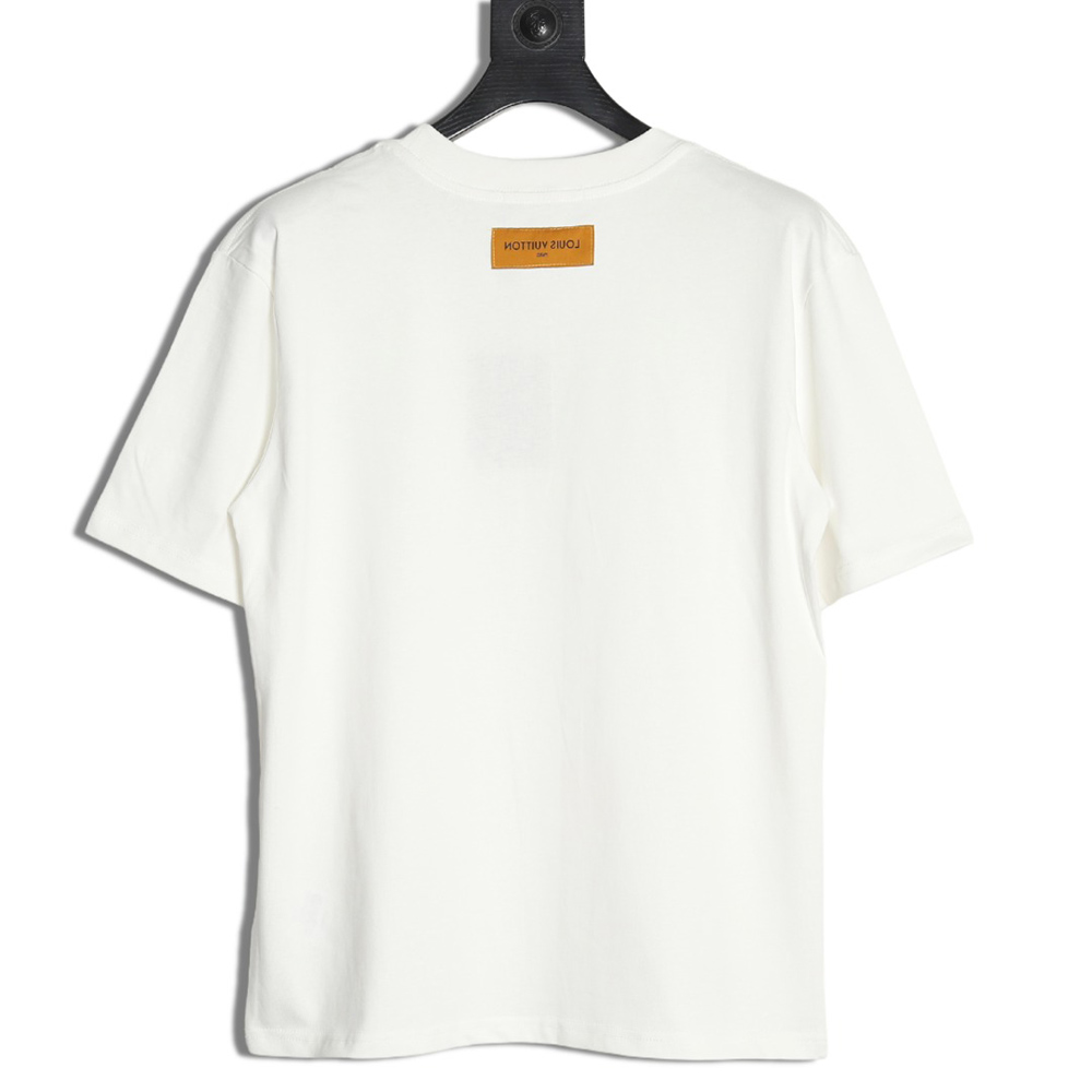 l0*is V*t0n line fake pockets embroidered short sleeves