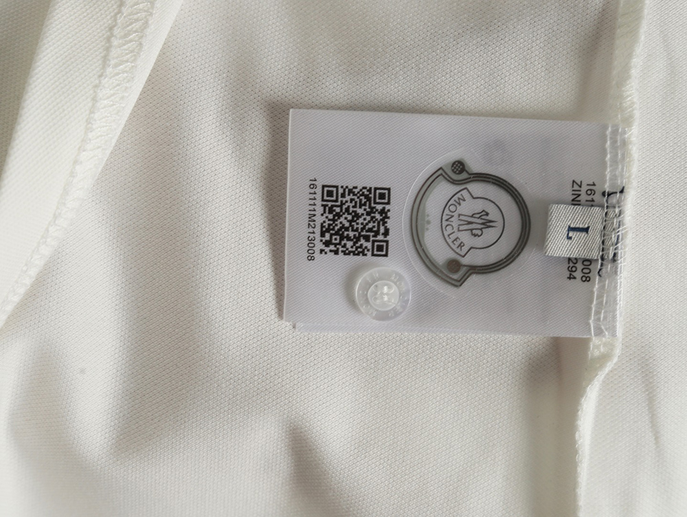 Moncler Chest Embroidered Logo Polo Short Sleeve