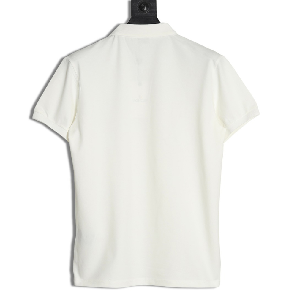 Moncler Chest Embroidered Logo Polo Short Sleeve
