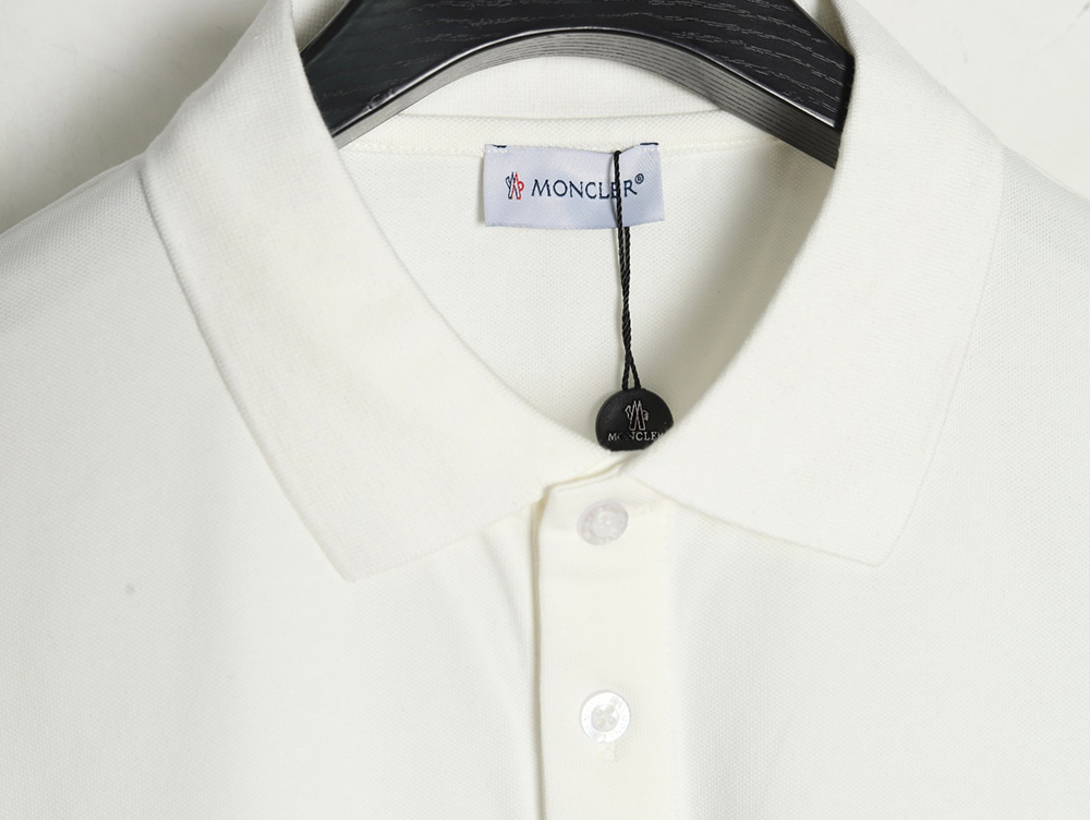 Moncler Chest Embroidered Logo Polo Short Sleeve