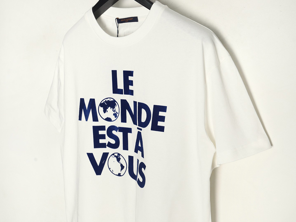 l0*is V*t0n earth flocked short sleeve t-shirt