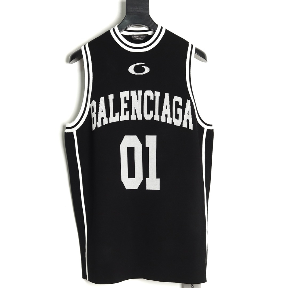 Ba*len*cia*ga wool basketball vest