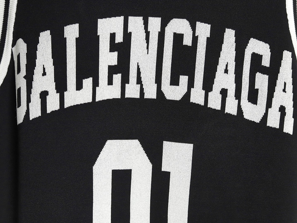 Ba*len*cia*ga wool basketball vest