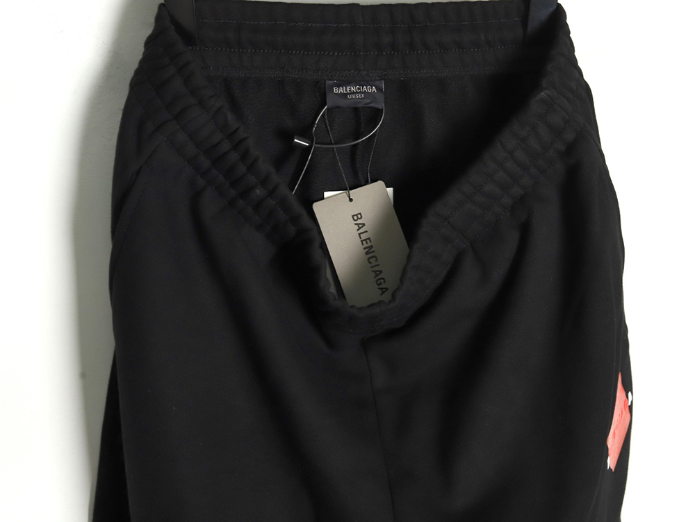 Ba*len*cia*ga tape lettering shorts tsk1