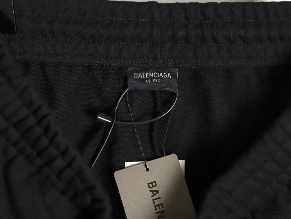 Ba*len*cia*ga tape lettering shorts tsk1