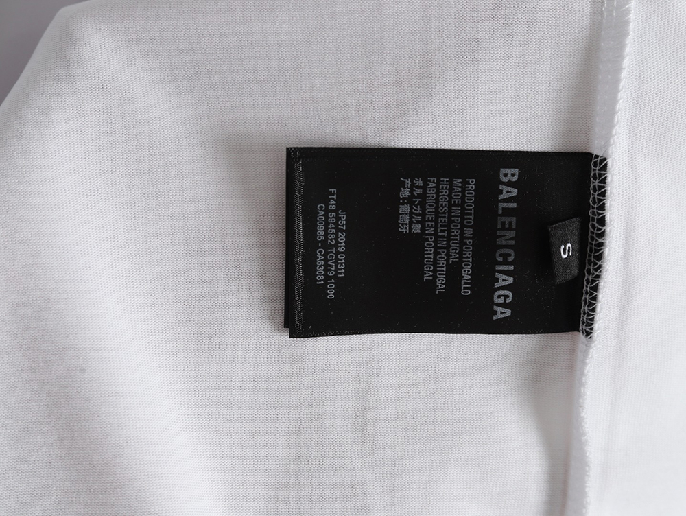 Ba*len*cia*ga & lamborghini joint printed short sleeve t-shirt