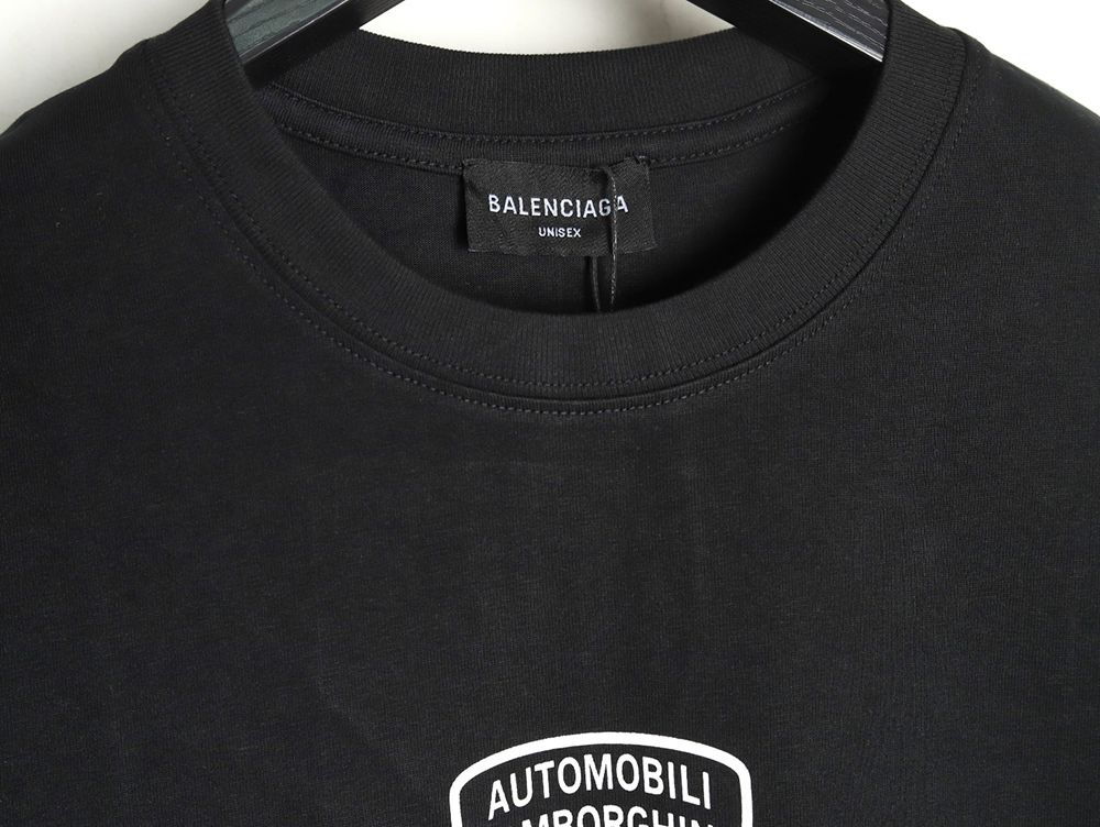 Ba*len*cia*ga & lamborghini joint printed short sleeve t-shirt tsk1