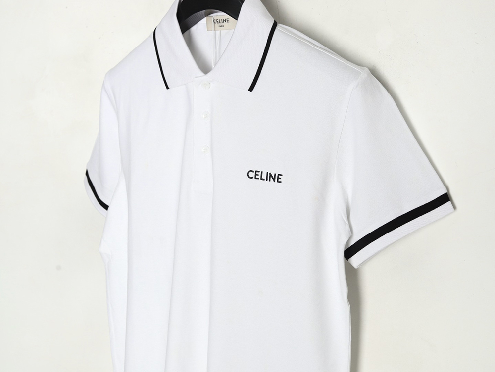 Ce**e classic embroidered small logo polo short sleeve