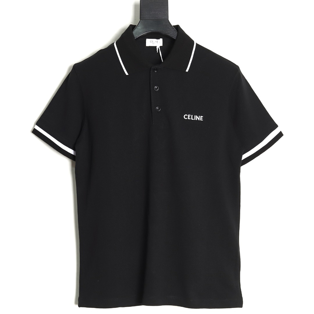 Ce**e classic embroidered small logo polo short sleeve tsk1