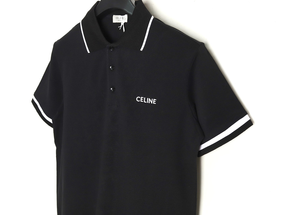 Ce**e classic embroidered small logo polo short sleeve tsk1