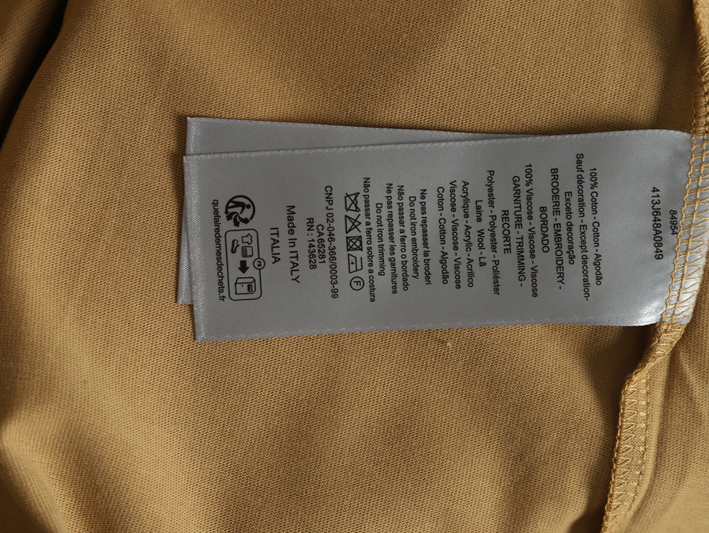 D*or five-star emblem short sleeve