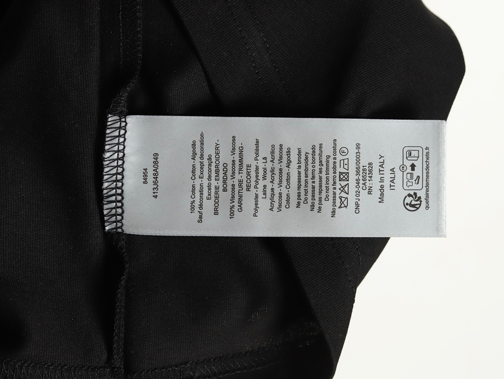 D*or bobby embroidered cotton slub jersey t-shirt