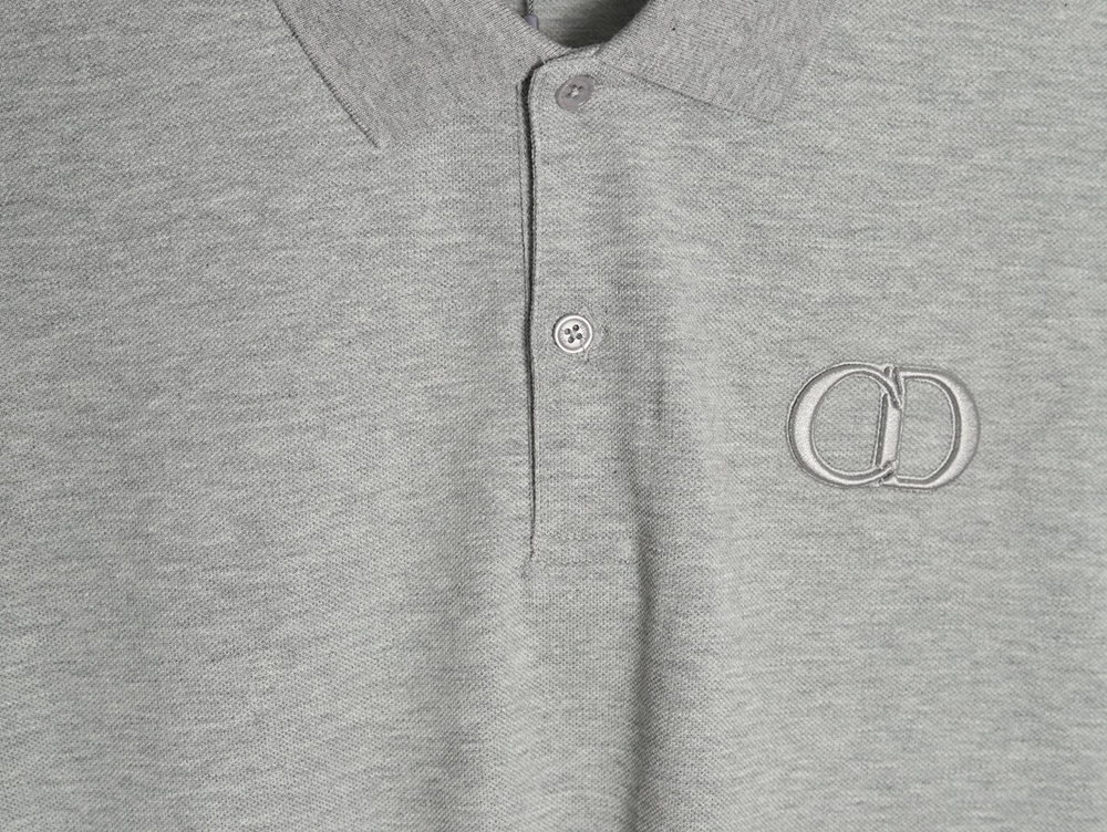 D*or embroidered cd letters polo short sleeve tsk1