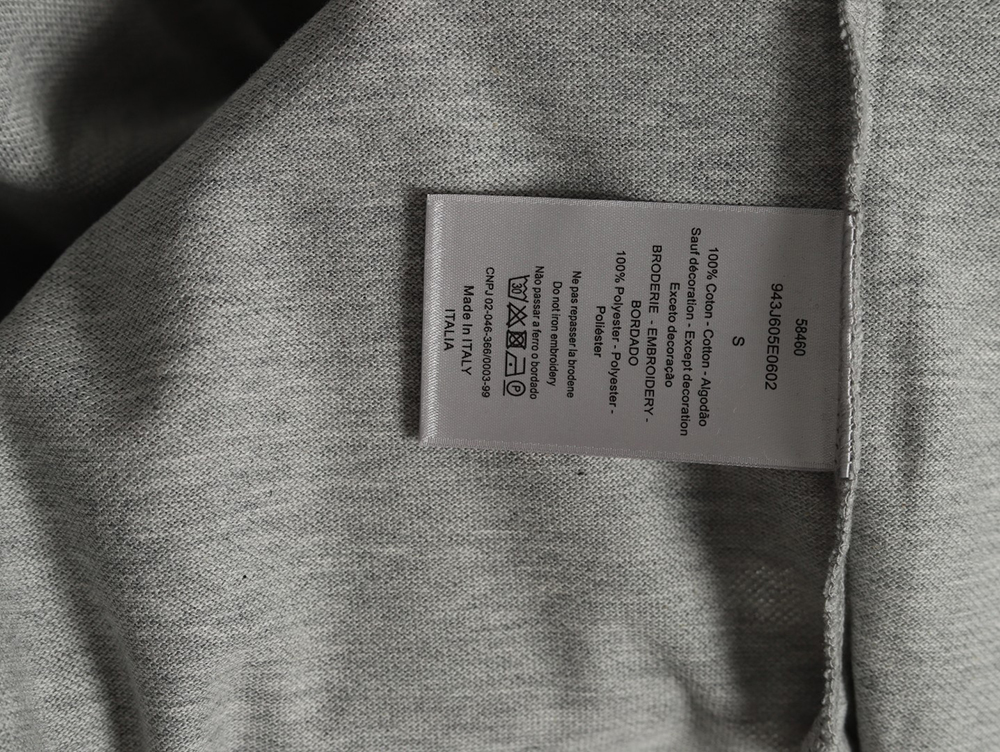 D*or embroidered cd letters polo short sleeve tsk1