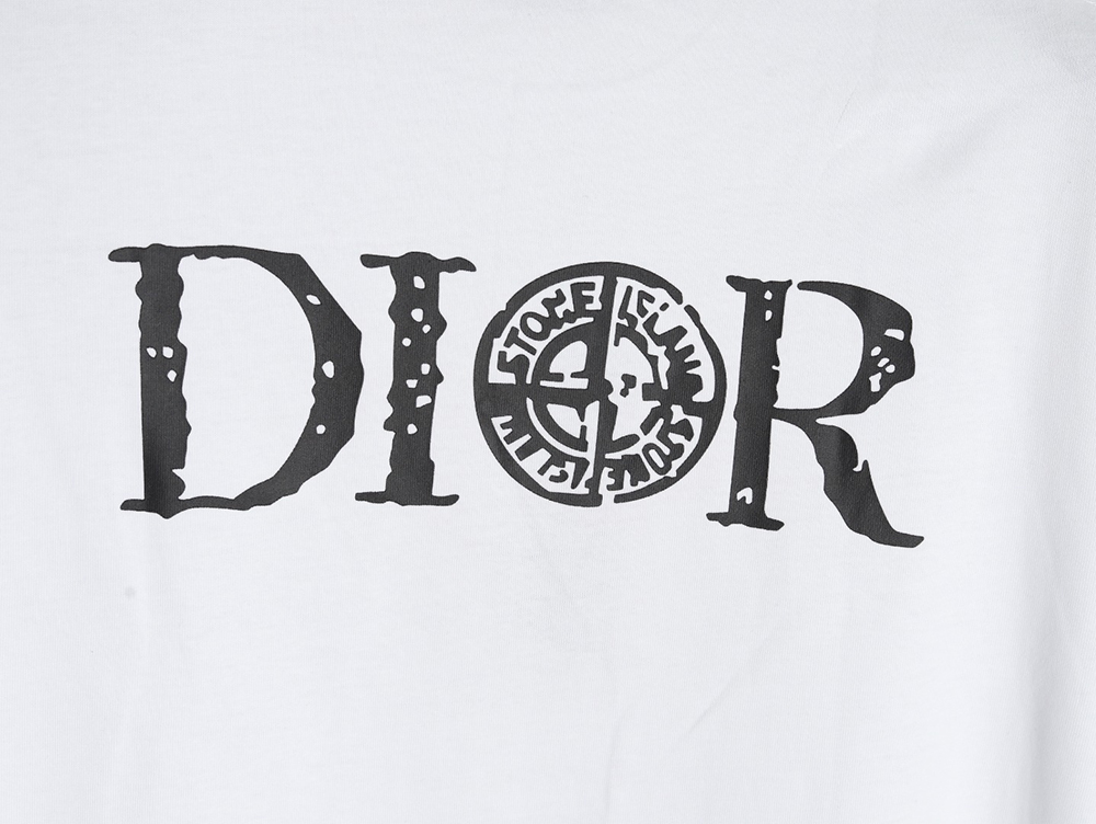 D*or & stone island crosshair print short-sleeved t-shirt