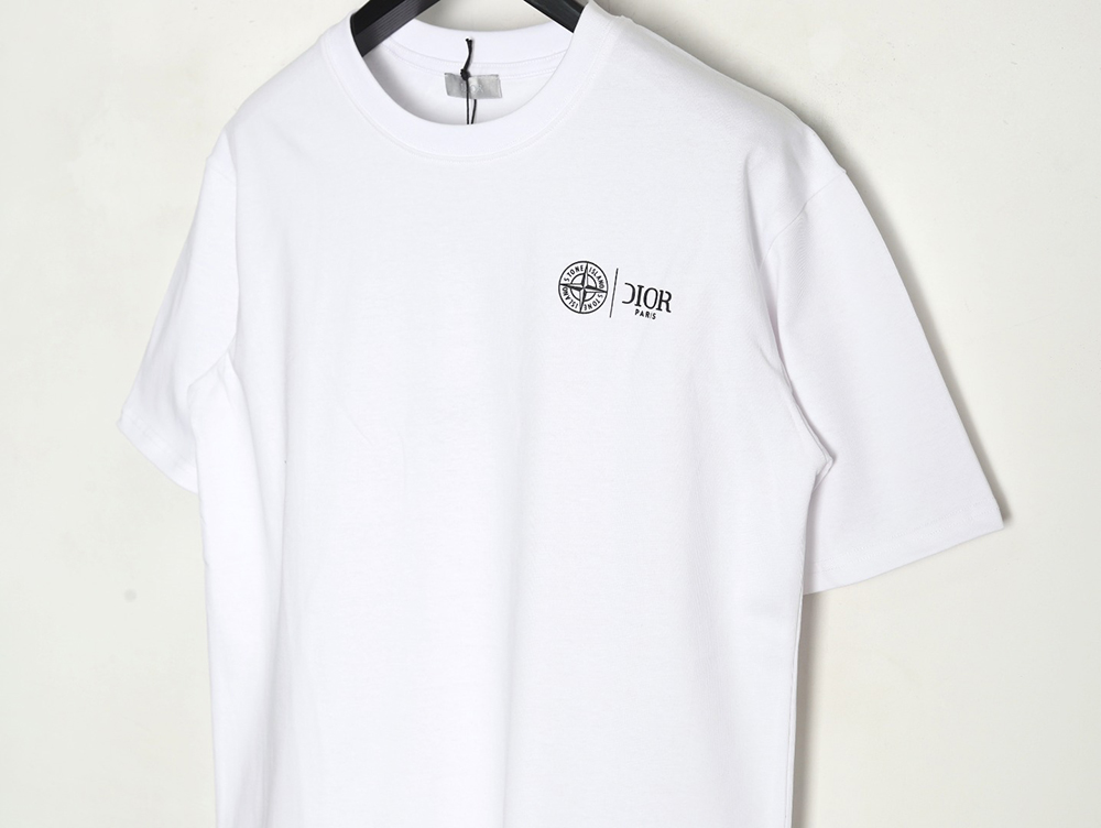 D*or & stone island crosshair print short-sleeved t-shirt