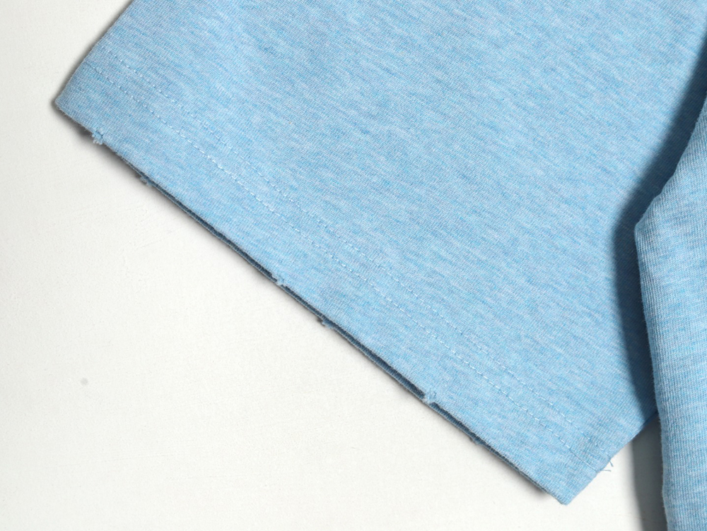 D*or washed distressed letter print short sleeves tsk1