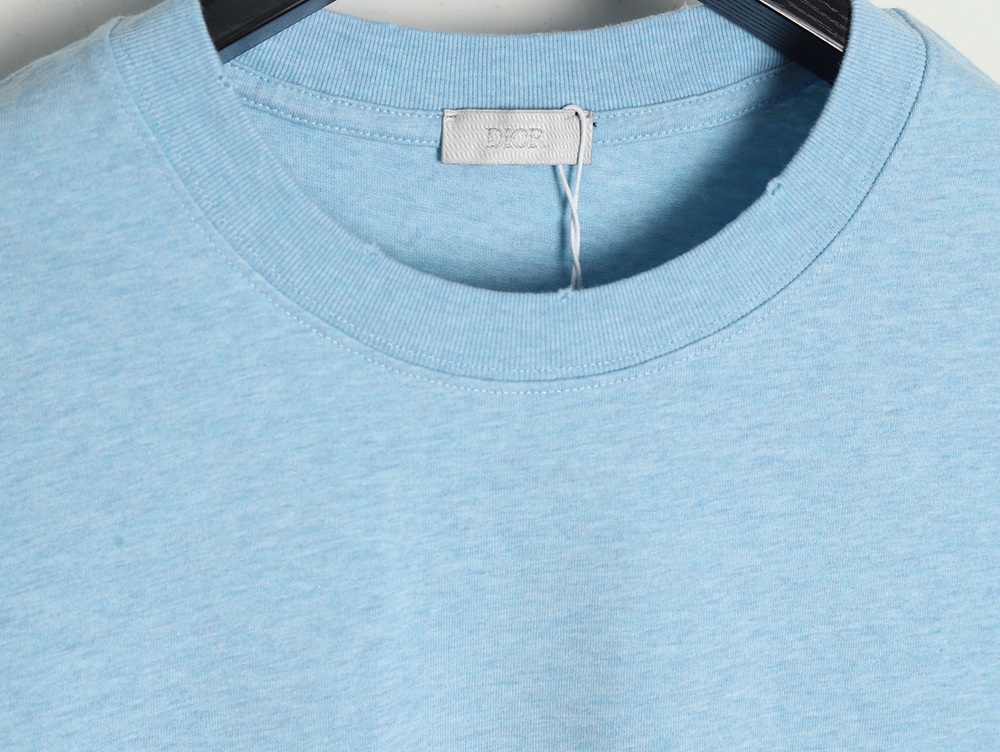 D*or washed distressed letter print short sleeves tsk1