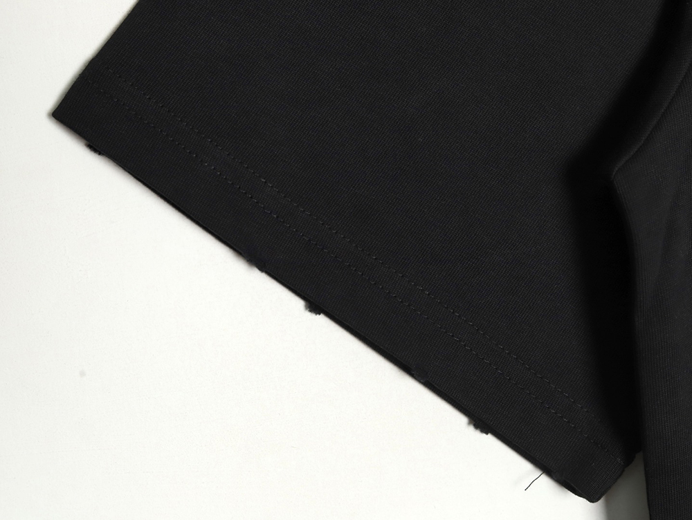 D*or washed distressed letter print short sleeves tsk2